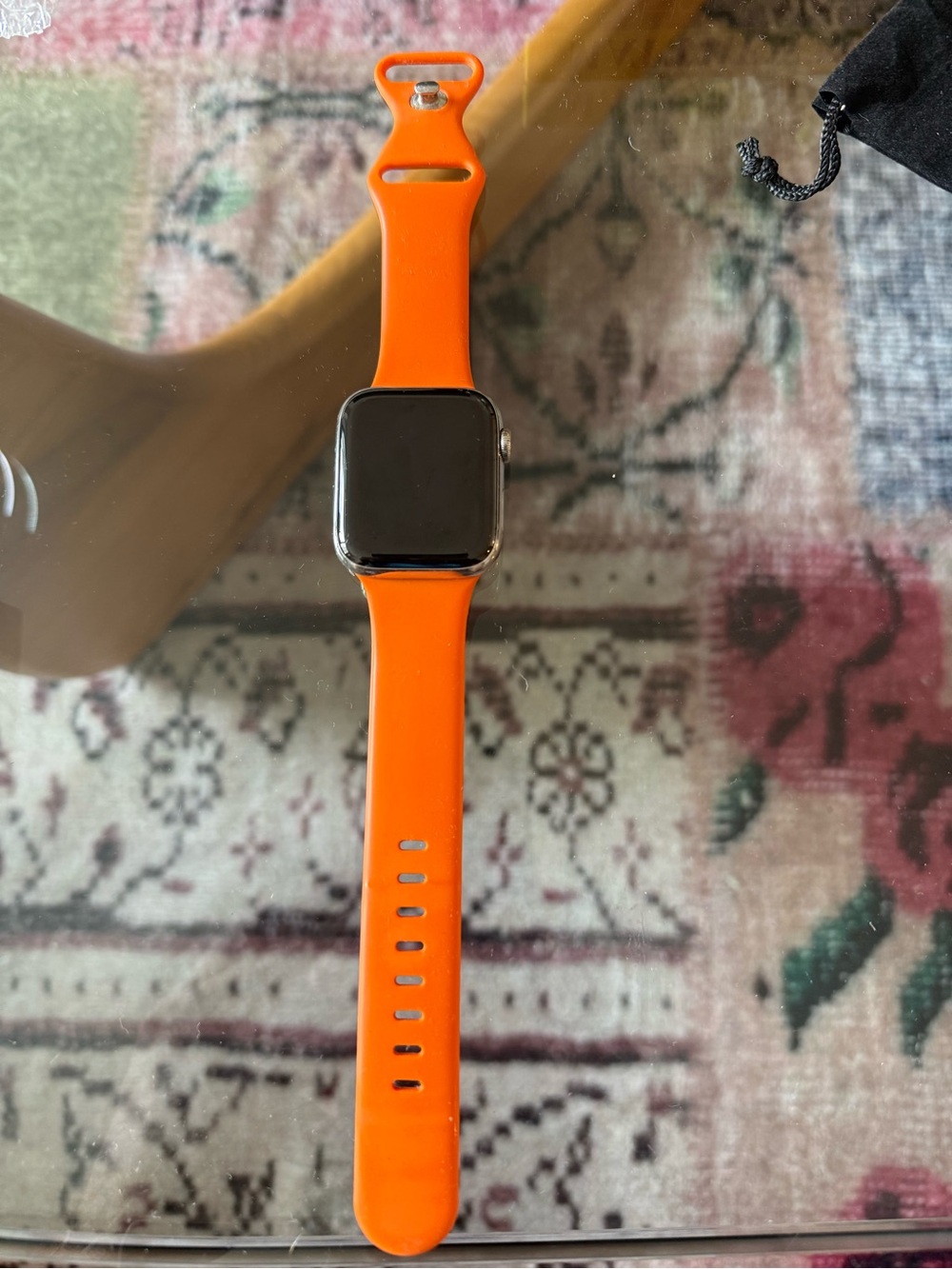 Hermes Apple Watch Silver Stainless Steel Series 4+ 4 Bands & Charger